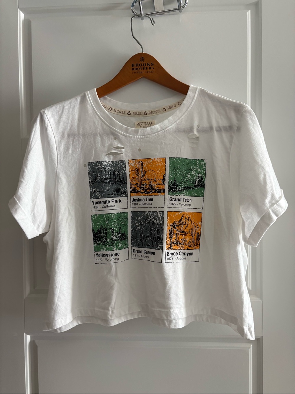 Women’s White National Parks Graphic Tee